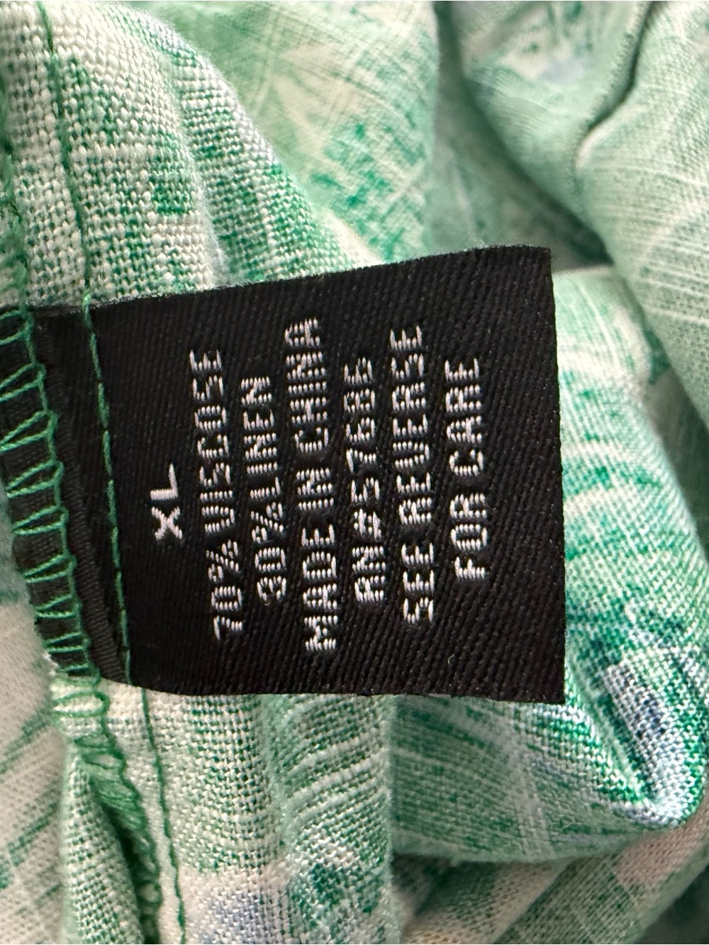 New Look Teal Floral Maxi Skirt Linen Blend XL - Picture 4 of 4